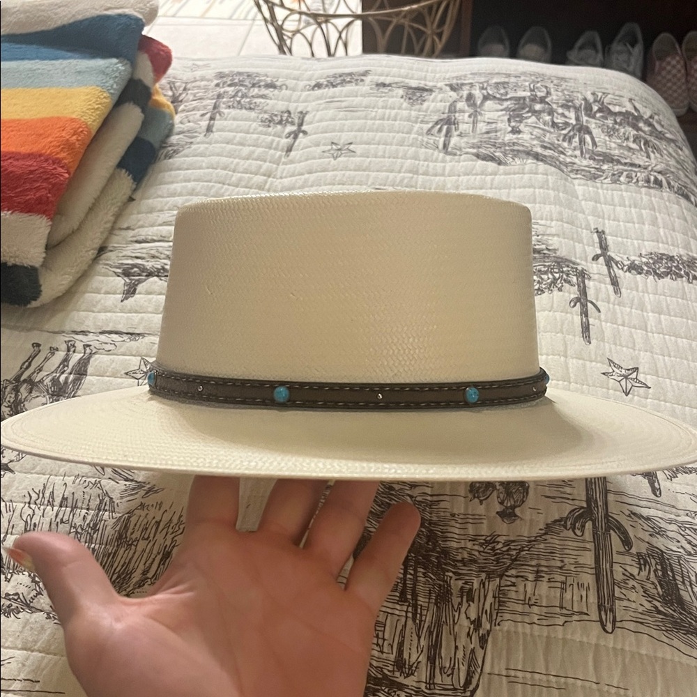 Stetson Gleeson straw sun hat - Picture 9 of 14